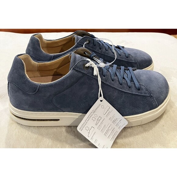 Birkenstock Bend Low Sneaker Elemental Blue Suede Women EU 42 size US 11 NEW nwt - Picture 11 of 16